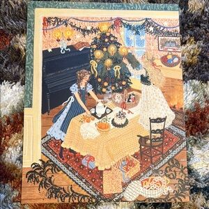 Lore Pemberton Christmas at Orchard House Print